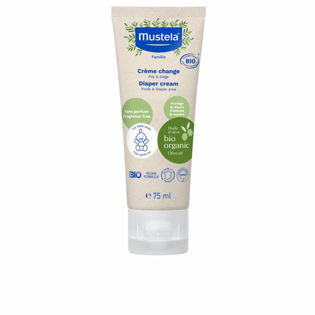 Dienos priežiūros kremas Mustela Bio 75 ml
